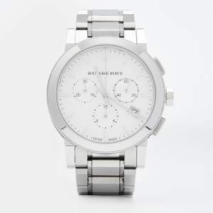 Burberry Silver Stainless Steel The City BU9750 Men's Wristwatch 38 mm
