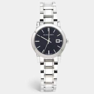 Burberry Black Stainless Steel The City BU9101 Women's Wristwatch 34 mm 