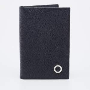 Bvlgari Black Leather Card Holder