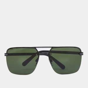 Bvlgari Black/Black 5054 Rectangular Sunglasses