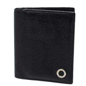 Bvlgari Black Leather Card Holder