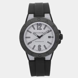 Bvlgari Grey Ceramic Diagono Magnesium 102427 Automatic  Men's Wristwatch 41mm