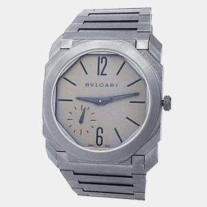 Bvlgari Octo Finissimo 102713 Automatic Grey Titanium Men's Wristwatch 40 mm