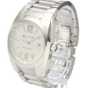 Bvlgari White Stainless Steel Ergon EG40S Automatic Men's Wristwatch 40 MM
