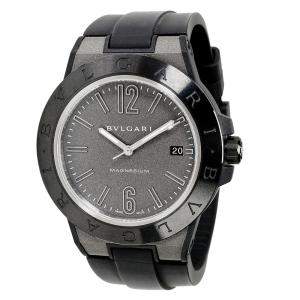Bvlgari Black Magnesium Diagono 102307 DG SMC Men's Wristwatch 41 MM 