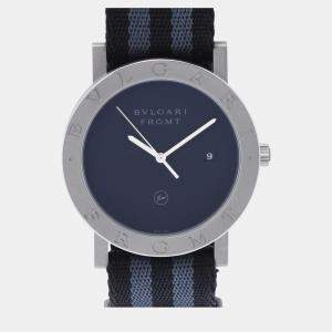 Bvlgari Black Stainless Steel Bvlgari Bvlgari BB41BSF Automatic Men's Wristwatch 41 mm