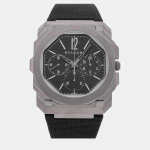 Bvlgari Black Titanium Octo Finissimo 103371 Automatic Men's Wristwatch 42 mm