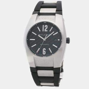 Bvlgari Black Stainless Steel Ergon EG40BSVD Automatic Men's Wristwatch 40 mm