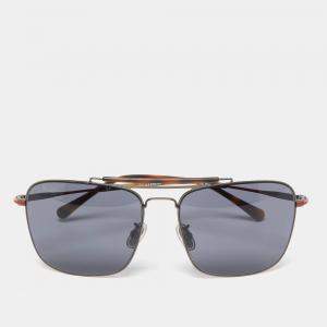 Carolina Herrera Brown Havana SHE159 Aviator Sunglasses