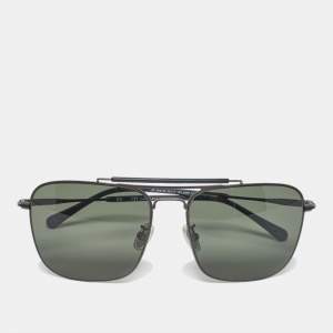 Carolina Herrera Black SHE159 Aviator Sunglasses
