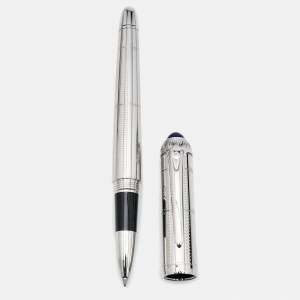 Cartier R de Cartier Resin Silver Tone Rollerball Pen