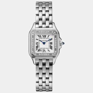Cartier -White 22 Stainless Steel Panthere de Cartier W4PN0007