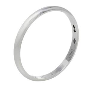 Pre Owned Cartier 1895 Platinum Wedding Band Ring Size 65