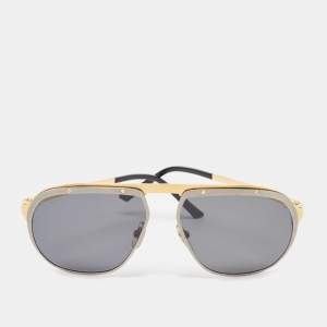 Cartier Black CT0035S Santos de Cartier Aviator Sunglasses