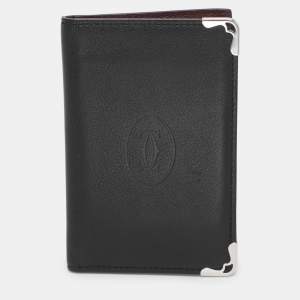 Cartier Black Leather Le Must De Cartier Card Holder