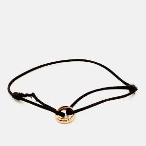 مملوكة مسبقًا Cartier Trinity 18k Three Tone Gold Cord Bracelet