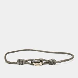 مملوكة مسبقًا Cartier Trinity Ceramic 18k White Gold Cord Bracelet