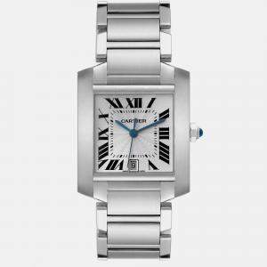 Cartier Tank Francaise Large Automatic Steel Men's Watch W51002Q3 28 x 32 mm