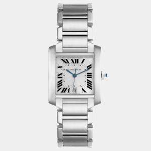 Cartier Tank Francaise Large Automatic Steel Men's Watch 28.0 mm