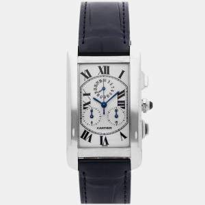 Pre-Owned Cartier Tank Americaine Chronograph W2603356