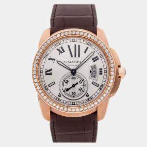 Cartier Calibre De Cartier WF100005 42 mm Automatic Men's Wristwatch 42MM