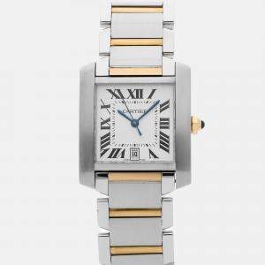Cartier Tank Francaise Large Model 28 mm Automatic Men's Wristwatch 28MM