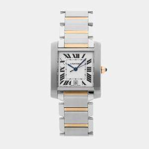 Pre-Owned Cartier Tank Francaise Large Model W51005Q4 36.5 x 28.15 mm