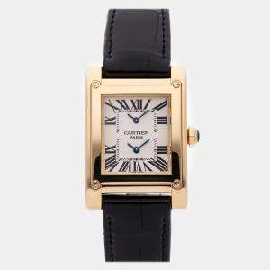 Pre-Owned Cartier Tank a Vis W1534251 32x28mm