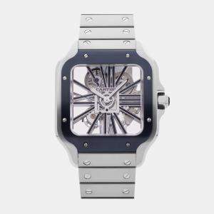Pre-Owned Cartier Santos de Cartier Large Model WHSA0026