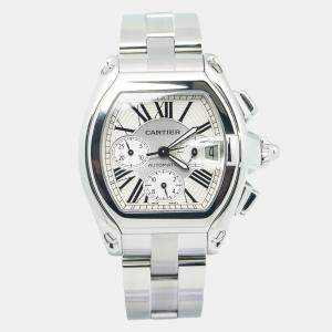 Cartier Roadster W62019X6 Automatic Silver Stainless Steel Men's Wristwatch 43 mm