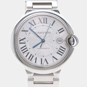 Cartier Ballon Bleu W69012Z4 Automatic Silver Stainless Steel Men's Wristwatch 42 mm