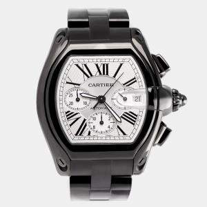 Cartier Roadster W62020X6 Automatic Black Stainless Steel Men's Wristwatch 48 mm