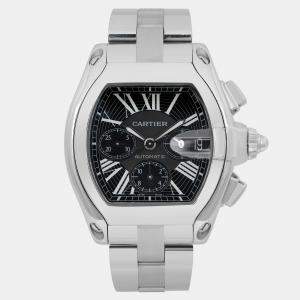 Cartier Roadster XL W62007X6 Automatic Black Dial Stainless Steel Men's Wristwatch 41 mm