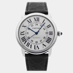 Pre Owned Pre-Owned Cartier Ronde Solo XL W6701010 Automatic  Men's Watch 42 mm