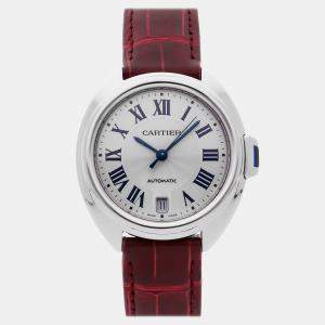 Pre Owned Pre-Owned Cartier Cle De Cartier WSCL0017 Automatic Men's Watch 35 mm