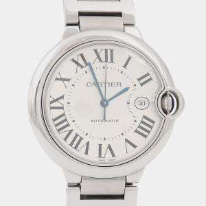 Pre Owned Cartier Ballon Bleu W69012Z4 Automatic Stainless Steel Men's Wristwatch 42 mm