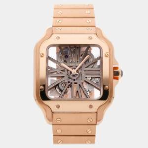 Pre Owned Pre-Owned Cartier Santos de Cartier WHSA0016 Manual Winding 39 mm