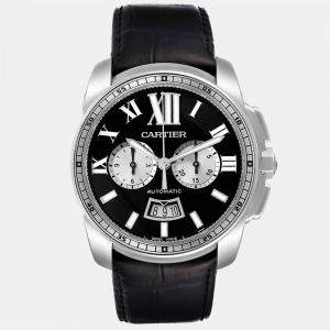 Cartier Black Stainless Steel Calibre W7100060 Automatic Men's Wristwatch 42 mm