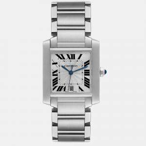 Cartier Tank Francaise Large Automatic Steel Men's Watch 28 mm
