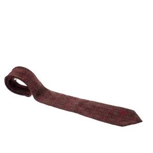 ربطة عنق سيلين فينتدج مطبوع بيزلي حرير متعدد الألوان