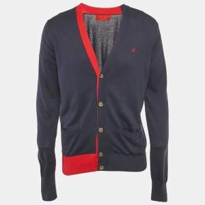 مملوكة مسبقًا كارديجان سي أتس كارولينا هيريرا أزرق تريكو قطني مقاس متوسط