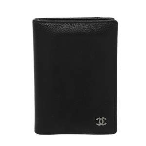 Chanel Black Caviar Leather Bifold Wallet