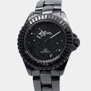 Chanel Black Ceramic J12 H7989 Automatic Women's Wristwatch 38 mm