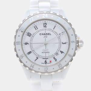 Pre Owned Chanel J12 Automatic Ceramic Stainless Steel Men's Wristwatch 42 mm