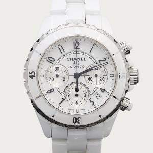 Chanel J12 Automatic Ceramic Stainless Steel Men's Wristwatch 41 mm