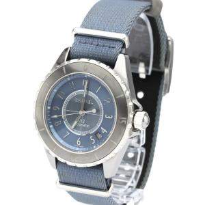 Chanel Blue Ceramic And Titanium J12 G.10 H4338 Automatic Men's Wristwatch 38 MM