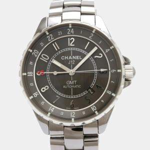 Chanel Grey Titaium Ceramic J12 H3099 Automatic Men's Wristwatch 41 mm