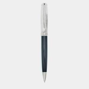 Pre Owned Chopard  Black Resin Silver Tone Ballpoint Pen
