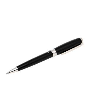 قلم حبر جاف شوبارد اليغرو معدن مطلي بالاديوم وراتنج أسود