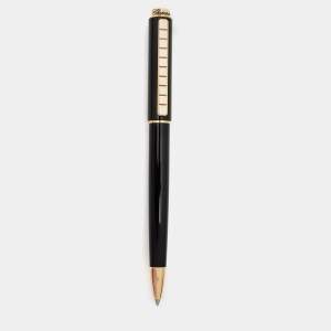 Chopard Ice Cube Black Resin Rose Gold Plated Ballpoint Pen